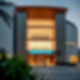 Modern Banking Facilities in the UAE A modern bank building in the UAE