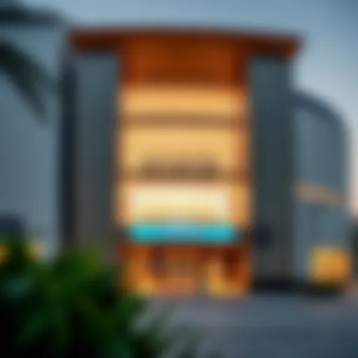 Modern Banking Facilities in the UAE A modern bank building in the UAE