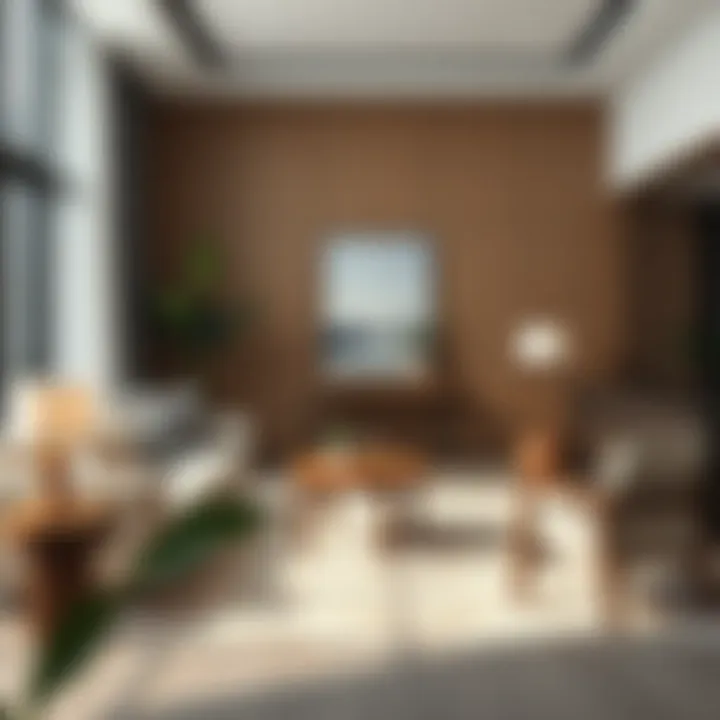 Eco-friendly furniture options displayed in a stylish setting