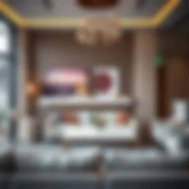 Modern furniture trends showcased in a chic interior