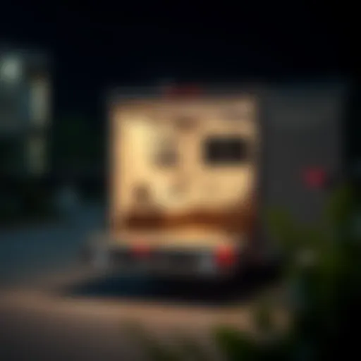 A modern vehicle designed for efficient furniture relocation Modern vehicle used for furniture transport