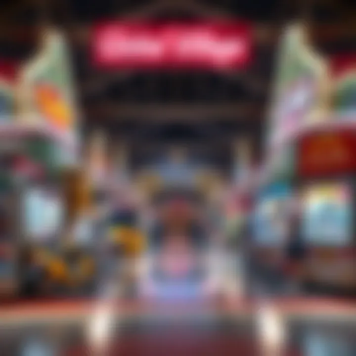 Empty stalls and attractions within Global Village post-closure