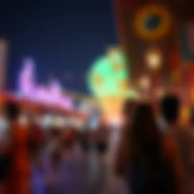 Tourists visiting Global Village before its closure