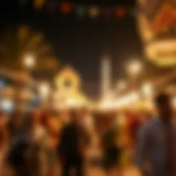 Cultural celebration during a holiday in the UAE