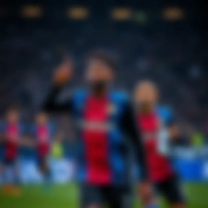 Key Players of Inter Milan Showcasing Their Skills Key players of Inter Milan in action