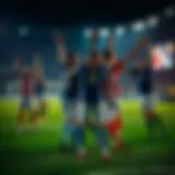 Inter Milan squad celebrating a victory