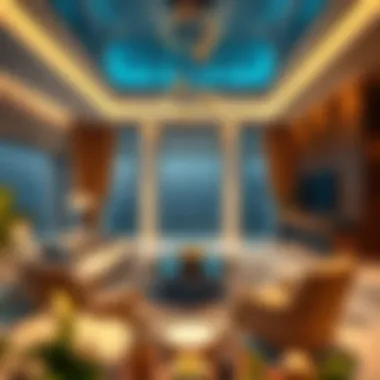 Luxurious Interiors of Jouri Hills Luxurious living spaces in Jouri Hills