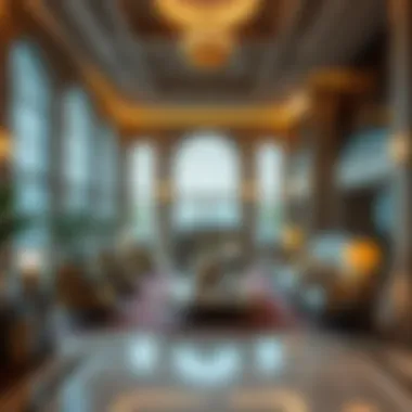 Luxurious interior of Khalidiya Palace