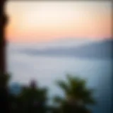 Stunning coastal view of Khorfakkan with mountains in the background