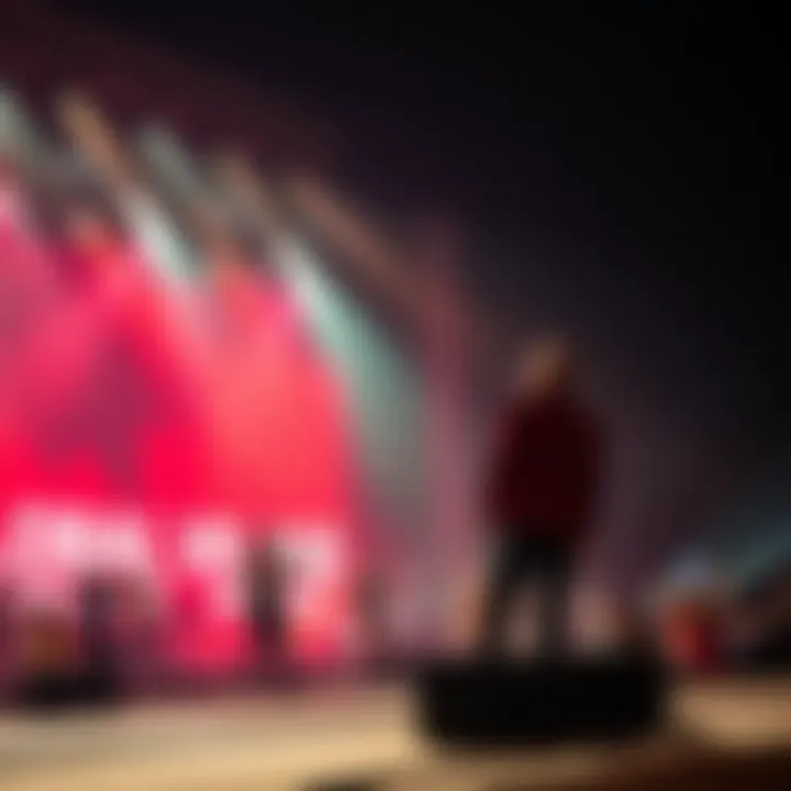 Live Performances: Entertainment at Its Best A thrilling performance on stage during the Global Village festival