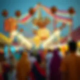 A vibrant cultural festival showcasing diversity in Dubai