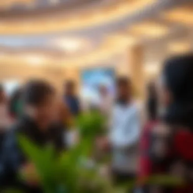 Fostering Community Participation in Sustainable Development Community engagement event in Masdar City highlighting local initiatives