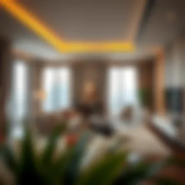 Inside Luxury: Mazaya 9 Apartments Luxurious interiors of a Mazaya 9 apartment highlighting modern living