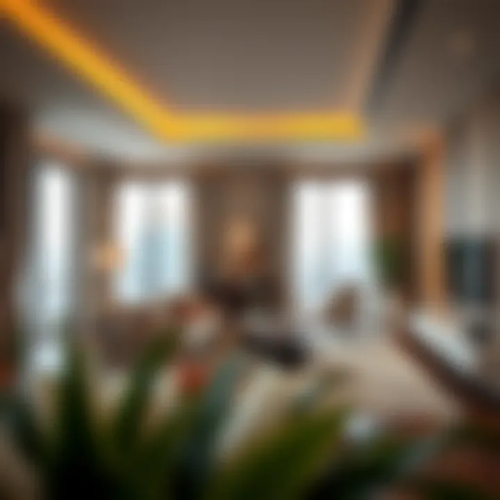 Inside Luxury: Mazaya 9 Apartments Luxurious interiors of a Mazaya 9 apartment highlighting modern living