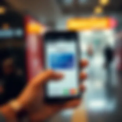 Metro Card displayed with balance information on a smartphone screen
