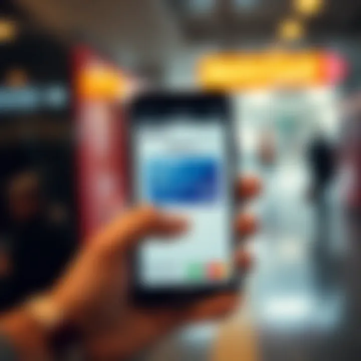 Metro Card displayed with balance information on a smartphone screen