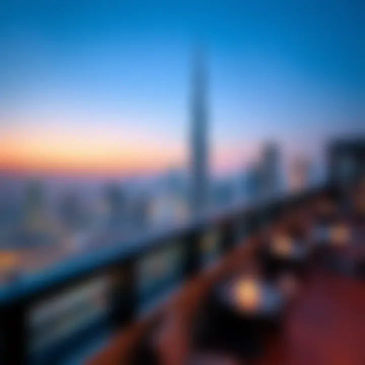 Stunning View of Dubai Skyline from Millennium Hotel Al Barsha Stunning view of the Dubai skyline from the hotel’s rooftop