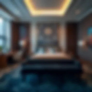 Elegant Room Interior at Millennium Hotel Al Barsha Elegant room interior highlighting comfort and style