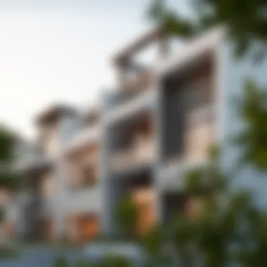 A modern residential building in Moileh highlighting the vibrant real estate market