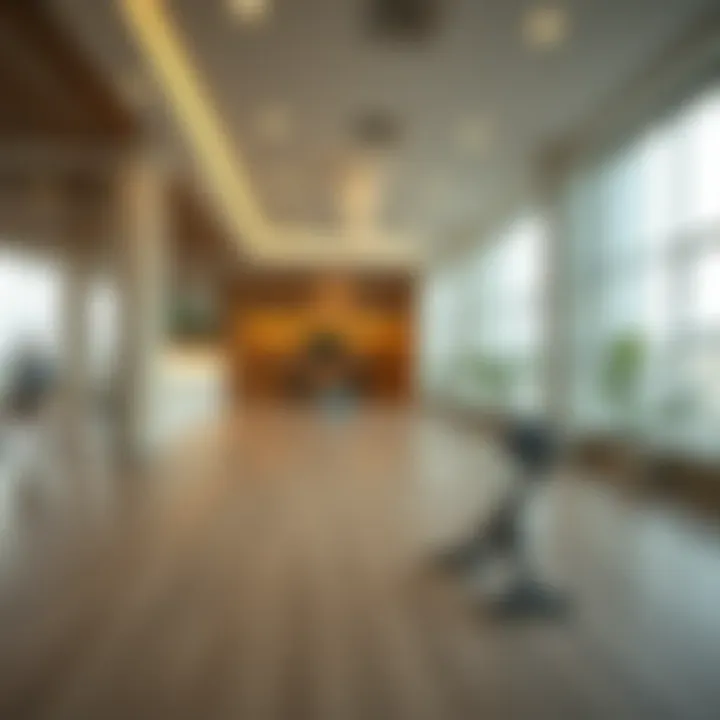 Interior view of the Mudon Community Centre featuring recreational spaces