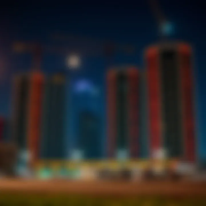 Construction site in Dubai