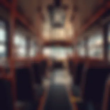 Comfortable Interior of E400 Bus Interior of an E400 bus showcasing passenger comfort