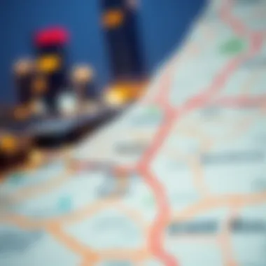 Map of E400 Bus Route Map highlighting the E400 bus route connecting cities