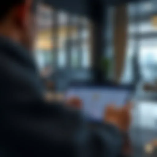 User accessing the FEWA online portal