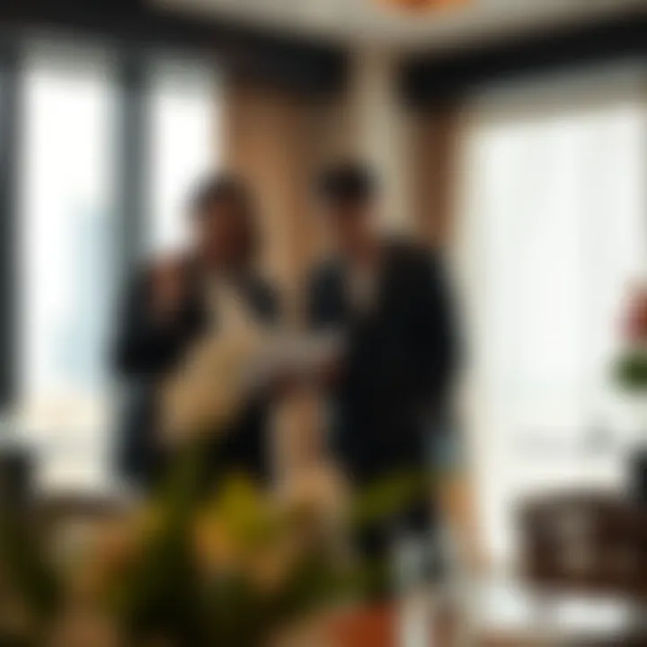 Investment Advisory Discussion Investment advisor discussing plans with clients