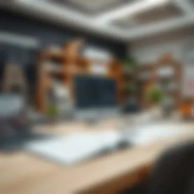 A virtual workspace showcasing online contract details