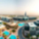 A panoramic view of Dubai South showcasing modern architecture and amenities