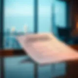 Visual representation of a tenancy contract in Dubai