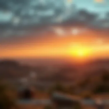 Overview of the stunning landscape surrounding Nima the Valley