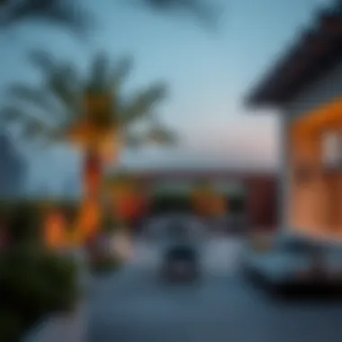 Tranquil Outdoor Space of Omniyat One Palm Serene outdoor area of Omniyat One Palm
