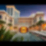 Stunning architectural design of Palm Tower Residences