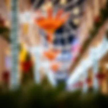 Festive decorations in the UAE during holidays