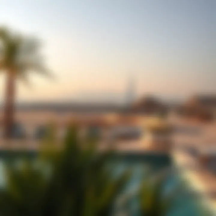 Beautiful landscape of the UAE during a long weekend holiday