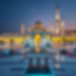 Scenic view of a mosque during Ramadan