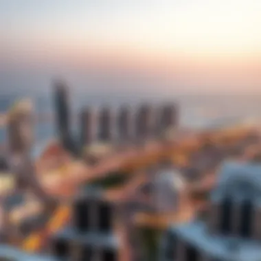 Ras Al Khaimah Skyline A panoramic view of Ras Al Khaimah's skyline showcasing modern architecture.