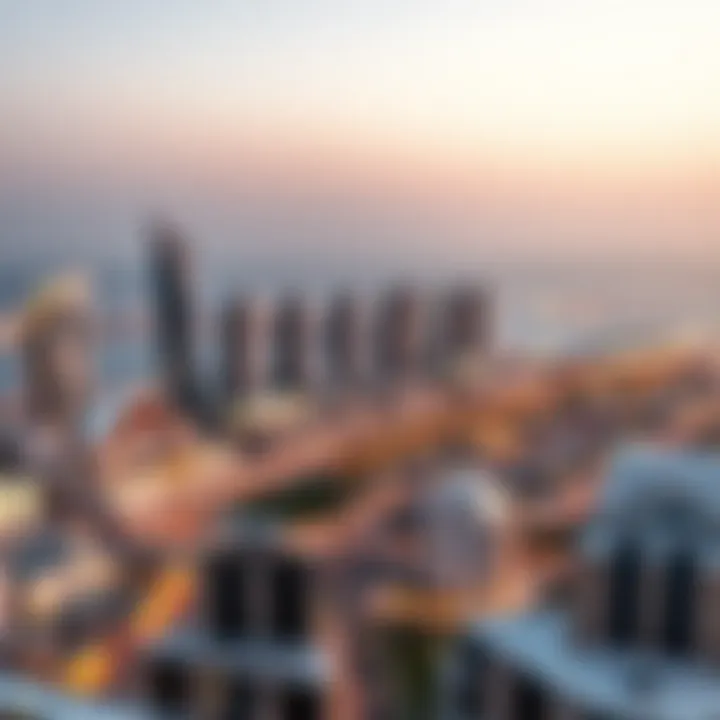 Ras Al Khaimah Skyline A panoramic view of Ras Al Khaimah's skyline showcasing modern architecture.