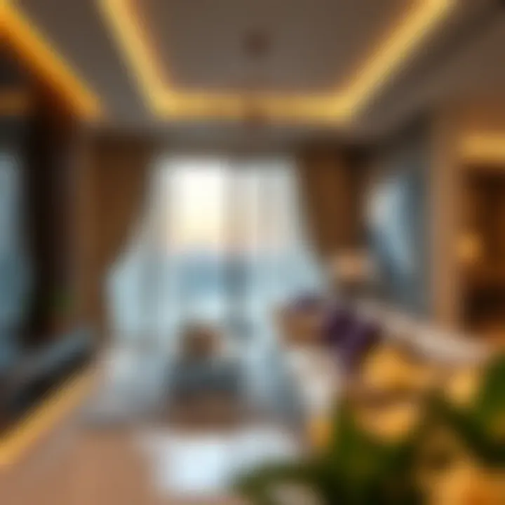 Luxurious interior design of a Sobha Creek Vista apartment