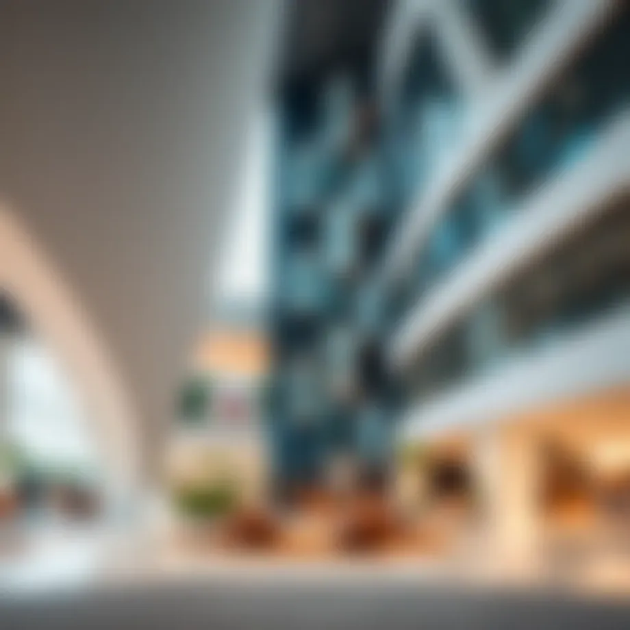 Modern business venue in Dubai showcasing innovative architecture