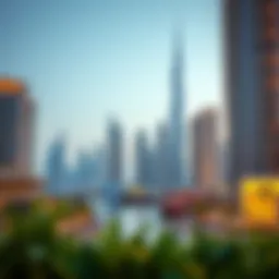 Stunning skyline of Dubai showcasing modern architecture