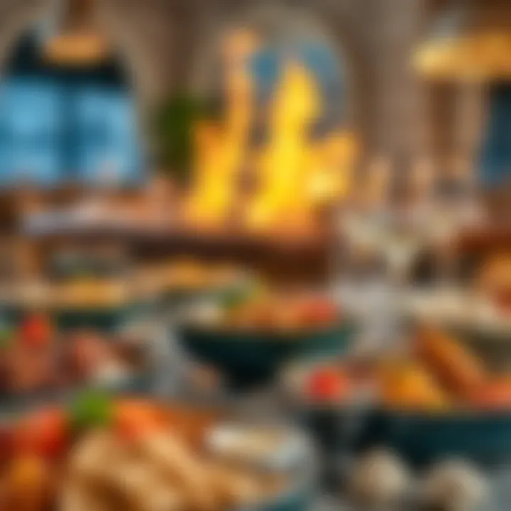 Exquisite Arabic Dishes Beautifully Presented Exquisite Arabic dishes beautifully presented