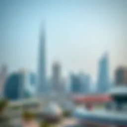 A stunning view of Dubai's skyline showcasing modern architectural designs.