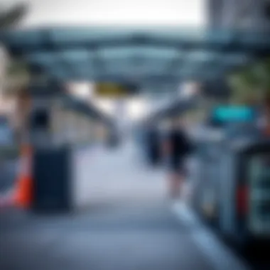 Sharjah Bus Stop for Efficient Boarding Passengers waiting at a bus stop in Sharjah