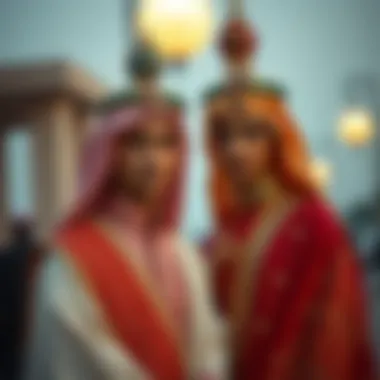 Ceremonial attire reflecting cultural heritage of the UAE