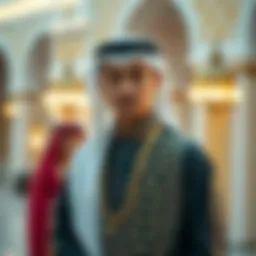 Traditional Emirati attire showcasing intricate designs