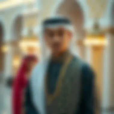 Traditional Emirati attire showcasing intricate designs