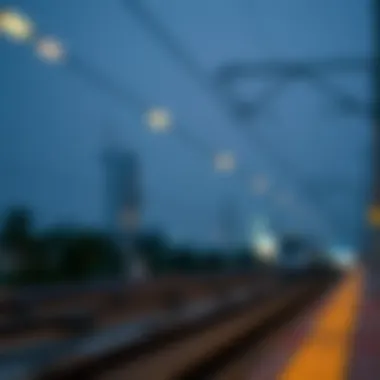 Train Route Between Dubai and Abu Dhabi Map illustrating the train route connecting Dubai and Abu Dhabi